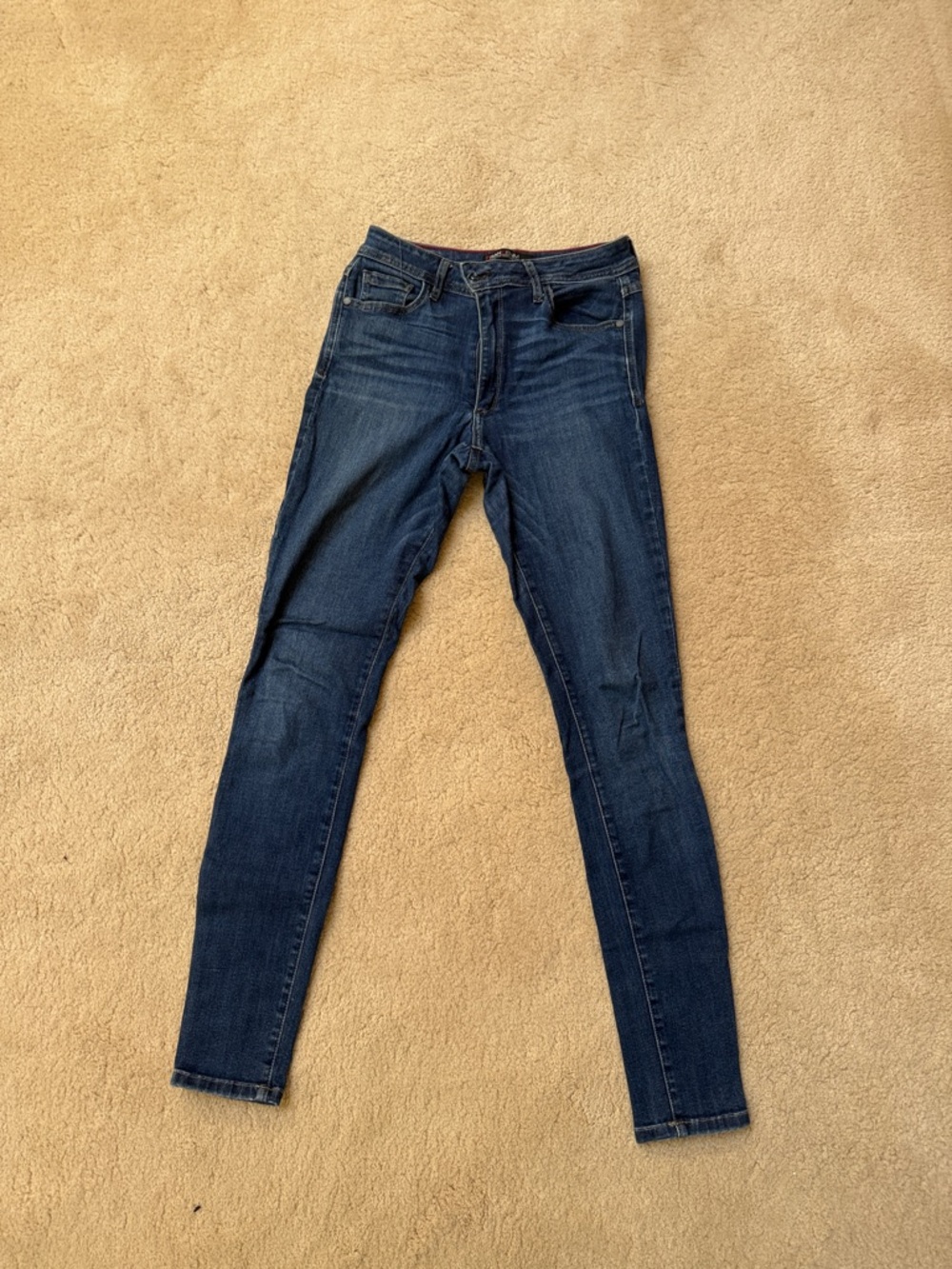 High-Rise Dark Blue Women’s Jeans
